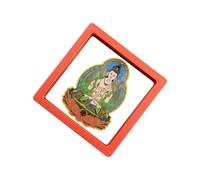 Tai Sui Autocollant de carte de protection 2026 - Autocollant en métal Bouddha traditionnel | Décoration du Nouvel An selon le calendrier | Pour femmes, adolescentes, famille, amis, ainsi que