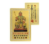 Tai Sui Carte en métal 2026 année chevale Tai Sui Doré Cartes de saison pour grand-mère, famille, grand-père, amis, maman, collègue, fille, adolescents, papa