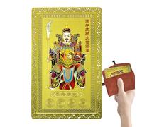 Tai Sui Carte Métal 2026 | Souvenir Richesse Bénédiction - Carte De Protection Pour L Année Du Cheval 2026 - Pour Femmes Enthousiastes De Culture Chercheurs Spirituels Collectionneurs Méditation Prièr