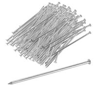 TAICHEUT Lot de 100 piquets galvanisés de 17,8 cm pour gazon artificiel, piquets de tente, clous de bordure de pavés