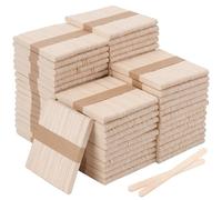 TAICHEUT Lot de 3 000 bâtonnets en bois pour loisirs créatifs, projets artistiques et bâtons de glace de 11,4 cm