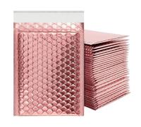 TAICHEUT Lot de 90 enveloppes à bulles rembourrées auto-adhésives avec couche imperméable pour expédition, envoi et emballage 15,2 x 22,9 cm
