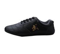 Taichi Arts Martiaux Chaussures DéContractéEs,Pantoufles Style Chinois Kung Fu,Hommes Taichi Chaussures,Cuir,Unisexe,AntidéRapant,Doux Et RéSistant à l'usure,pour TaïChi Kong Fu