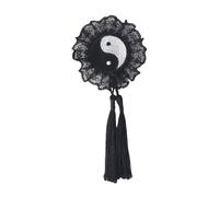 Taichi Bagua Pince à cheveux pour femme et fille Pince à cheveux solide et sécurisée pour queue de cheval Barrette latérale pour événement culturel