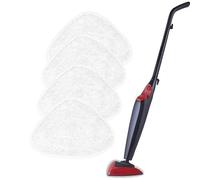 Taicols 4 Pcs Housses En Microfibre Balai Vapeur Steam Accessoire,Capacité D'absorption Et Réutilisation,Chiffon Lingette En Microfibre Pour Balai VapeurSteam Et Steam (Blanc)