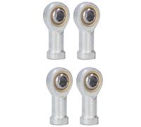 Taicols 4 Pièces 10mm Embout Roulement à Rotule M10 x 1.5 Embouts à Rotule Autolubrifiants Roulement d'Extrémité de Tige Fish Eye Extrémité Rod à de joint tige rod bearing en rotule inoxydable