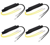 Taicols 4X Clignotant Universel Moto Résistance Charge Erreur Clignotant | Indicateur Adaptateur de moto 12V 21W indicateur LED adaptateur de résistance de charge clignotant correction des erreurs