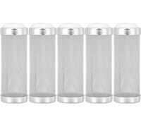 Taicols 5 Pièces 12 mm de diamètre intérieur Filtre D'aquarium | Acier Inoxydable,Panier à Mailles D'entrée,Garde de Filtre d'Aquarium, Garde de Protecteur de Filtre de Maille d'Aquarium