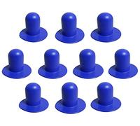 Taicols Lot de 10 Bouchons de Bouchon de Piscine étendus, Bouchon Pompe Filtre Lay Z Spa Filtre Lay Z Spa Filtre de Piscine de Rechange Compatible avec Pool (Bleu, étendu)