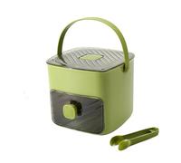 Taicols Petite machine à glaçons avec 48 grilles - Avec tiroir et bac de rangement - Pour la maison et la cuisine - Vert