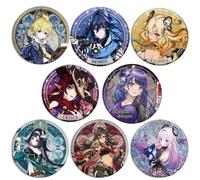 TaiCy Genshin Impact Badge Double Flash - Badges de personnage en émail de 5,8 cm, épingles et broches pour collectionneurs (Badge-3)