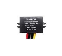 Taidacent Convertisseur de courant continu étanche 12 V à 5 V 10 A 24 V à 5 V 10 A haute puissance pour voiture 97 % haute efficacité DC convertisseur