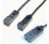 Taidacent DC12-24V NPN PNP Interrupteur de proximité inductif 3 fils Détecteur de métaux Capteur de proximité Fer Induction Micro capteur de proximité (NPN normalement ouvert, F5)