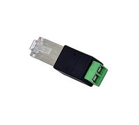 Taidacent Lot de 5 convertisseurs RJ45 vers RS485 - Adaptateur de Terminal RJ45 - Tête Cristal vers Terminal (A se connecte à PIN1, B se connecte à PIN2)