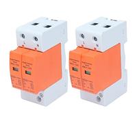 Taidda 2 Pièces Dispositifs de Protection Contre Les Surtensions SPD Fiables Disjoncteur Domestique pour la Protection de Tension 1,5 KV/1,8 KV/2,0 pour Les Amateurs de Bricolage PC Matériau