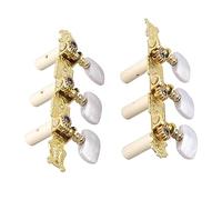 Taidda 2 Pièces Têtes de Machine à Cordes de Guitare Classique Chevilles de Réglage Stables et Durables, Rapport de Vitesse 1:15 pour D'excellentes Performances, Diamètre D'arbre de 9,8 Mm