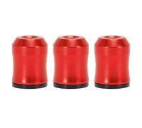 Taidda 3 Pièces Anneau de Vis Magnétique Puissant Magnétisent Efficacement L'embout de Tournevis pour les Amateurs de Bricolage en Alliage D'aluminium Rouge pour L'amélioration de L'