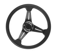Taidda Accessoire de Sport de Remplacement de Volant à Dérive Universel pour les Dériveurs de Voitures de Course, Roue de 14 Pouces pour la Plupart des Véhicules, Alliage D'aluminium + PU, Rouge