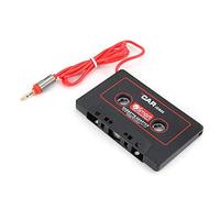 Taidda Adaptateur de Cassette Stéréo pour Voiture, Son de Haute qualité, Plug and Play, pour Lecteur MP3 MP4, adapté aux Voyages sur Route, Matériau ABS Noir