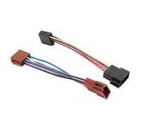 Taidda Adaptateur de Faisceau de Câbles D'autoradio, Câble ISO Mâle à Femelle Pratique à 16 Broches pour Cabrio/Corrado/Euro Van, Installation Facile, Plastique comme sur L'image, Paquet de 2