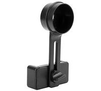 Taidda Adaptateur de Téléphone Télescope, Conception Douce et Sûre, Photographie Haute Définition pour Téléphones Intelligents, Léger et Portable, 1 X Clip de Connexion (Black)