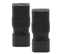 Taidda Adaptateur IEC320 C14 à C19, Conversion de Puissance Durable pour Divers Appareils, Paquet de 2 pour Alimentation UPS PDU de Serveur