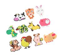 Taidda Aimant Animal pour Réfrigérateur, Effet 3D Vif, Douze Aimants du Zodiaque Chinois Puissants pour Réfrigérateur, pour Enfants