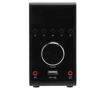 Taidda Amplificateur Bluetooth 5.0 élégant et Compact, Son Stéréo HiFi, Amplificateur Numérique pour Ordinateurs et Téléviseurs, Matériau ABS (Black)