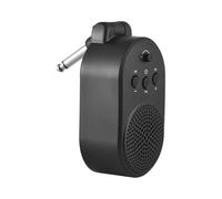 Taidda Amplificateur de Guitare Portable 5 W Haut-parleur Enfichable Léger Interface 6,35 Mm Son Haute fidélité Batterie Longue Durée pour Guitares électriques Parfait pour les Musiciens Noir