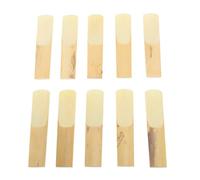 Taidda Anches élastiques Professionnelles pour Saxophone Alto pour Jazz Classique, 10 Anches Traditionnelles pour Saxophone Alto pour Musiciens Doués, 2,81 X 0,57 Pouces (Force 2,5)