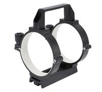 Taidda Anneau de Tube de Télescope, Pince à Queue d'aronde Réglable pour Tubes de Télescope de 80 à 90mm, Doublure de Protection en Velours pour Astronomes