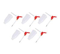 Taidda Astuce Squeeze Bottle 5Pcs 200ML Buse Graisseur Machine à Coudre Injecteur D'huile en Plastique, Parfait pour Distribuer Tout Liquide pour la Réparation de la Machine