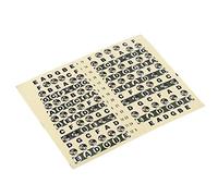 Taidda Autocollant D'échelle Musicale, étiquette de Note de Touche Super Résistante à L'usure pour la Pratique de la Guitare, Autocollant Jaune Ultra-fin pour les Amateurs de Musique