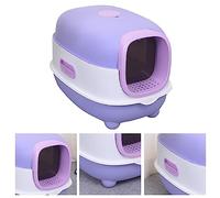 Taidda Bac à Litière fermé pour Chat Extra Large, Contrôle des Odeurs, Anti-éclaboussures, pour Fournitures pour Animaux de Compagnie, Matériau PP écologique, Chats de 22lb