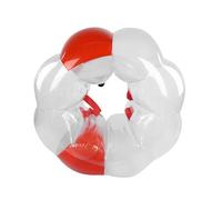 Taidda Balles à Bulles Gonflables D'extérieur, Jouet de Football de Jeu Actif Imperméable et Durable pour Adultes, Bleu Transparent, 47,2x47,2x39,3 Pouces (Rouge Transparent)
