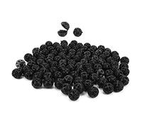 Taidda Bio Ball Professional 200 Pièces Boules de Culture de Bactéries Biochimiques pour Aquariums Réservoirs de Poissons Matériau PP Portable Léger Noir pour Système de Filtration Biochimique d'eau