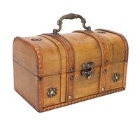 Taidda Boîte à Mémoire Vintage élégante, Valise de Rangement en Cèdre Rétro pour la Décoration de la Maison, Affichage de la Chambre à Coucher