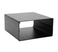 Taidda Boîte Compacte en Aluminium Noir Mat pour Boîtier de Dissipation Thermique de Jonction PCB 80x160x170mm