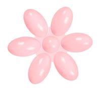 Taidda Bol de Nourriture pour Petits Chats et Chatons, Bol Anti-chute pour Animaux de Compagnie, Mangeoire à 6 Pétales pour Chiots avec un Design Adorable, Idéal pour que les Animaux Mangent et (PINK)