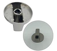 Taidda Bouton de Commutateur de Cuisinière à Gaz de Remplacement de Commande de Cuisinière à Gaz Rotatif en Métal, 8 Boutons de 6 Mm, Résistance Haute Température, Facile Installer pour Diverses