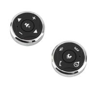 Taidda Bouton de Volant, Contrôleur Rechargeable USB, Longue Durée de Vie pour Lecteur Multimédia de Voiture, Pratique à Utiliser pour les Utilisateurs, Matériau ABS