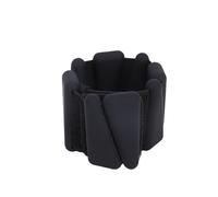 Taidda Bracelet lesté de Poignet Réglable pour le Fitness, Poids de Poignet et de Cheville en Silicone Confortable pour le Yoga, le Pilates, 2 X Poids de pour Femme (BLACK)
