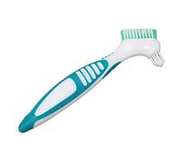 Taidda Brosse de Nettoyage de Prothèse Dentaire, élimination Efficace de la Plaque Dentaire pour une Bouche Saine, Matériau de Ciment Plastique Sûr pour Prothèse Entière