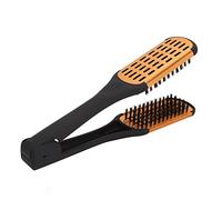 Taidda Brosse Plate Double Face, Résistance aux Hautes Températures, respirabilité Creuse, Poignées Ergonomiques pour le Style éclaté