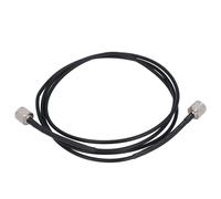 Taidda Câble Coaxial N Mâle vers N Mâle LMR200, Rallonge RF 50 Ohm à Faible Perte, 2 M avec Conducteur en Cuivre Pur et Gaine en PVC Flexible pour Amplificateur D'antenne, Utilisa