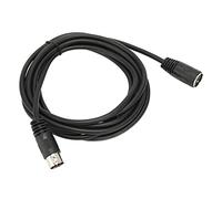 Taidda Câble D'extension Sonore de Cordon DIN Mâle à Femelle à 6 Broches de Haute qualité, Longueur de 9,8 Pieds, Facile à Utiliser pour la Détection de Signal D'équipement de Machine, Matériau PVC