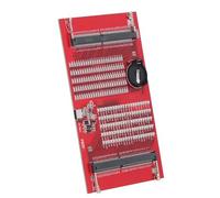 Taidda Carte de Test de Fente Mémoire RAM DDR4 DDR5 2 en 1 avec Lumière LED pour Ordinateur Portable, Conseils de Test Rapide, Batterie CR2032, PCBBattery Rouge