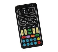 Taidda Changeur de Voix Effets Sonores Multifonctions Mini Carte Son Portable pour Ordinateurs Portables, Téléphones PC, ABS, Normal/RAP/Vlog, pour Jeux/divertissement