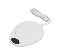 Taidda Chauffe-Tasse USB Réglable à Température Constante, Plaque Chauffante électrique pour Tasses à café en Céramique, étanche pour Le Bureau et la Maison, ABSTaille 4,3 X 4,9 X 2 Pouces (White)