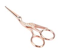 Taidda Ciseaux Vintage en Acier Inoxydable Durables et Efficaces pour les Travaux manuels. Applicable pour la Coupe de Tissu de couture. Or Rose, 4,5 * 1,9 Pouces